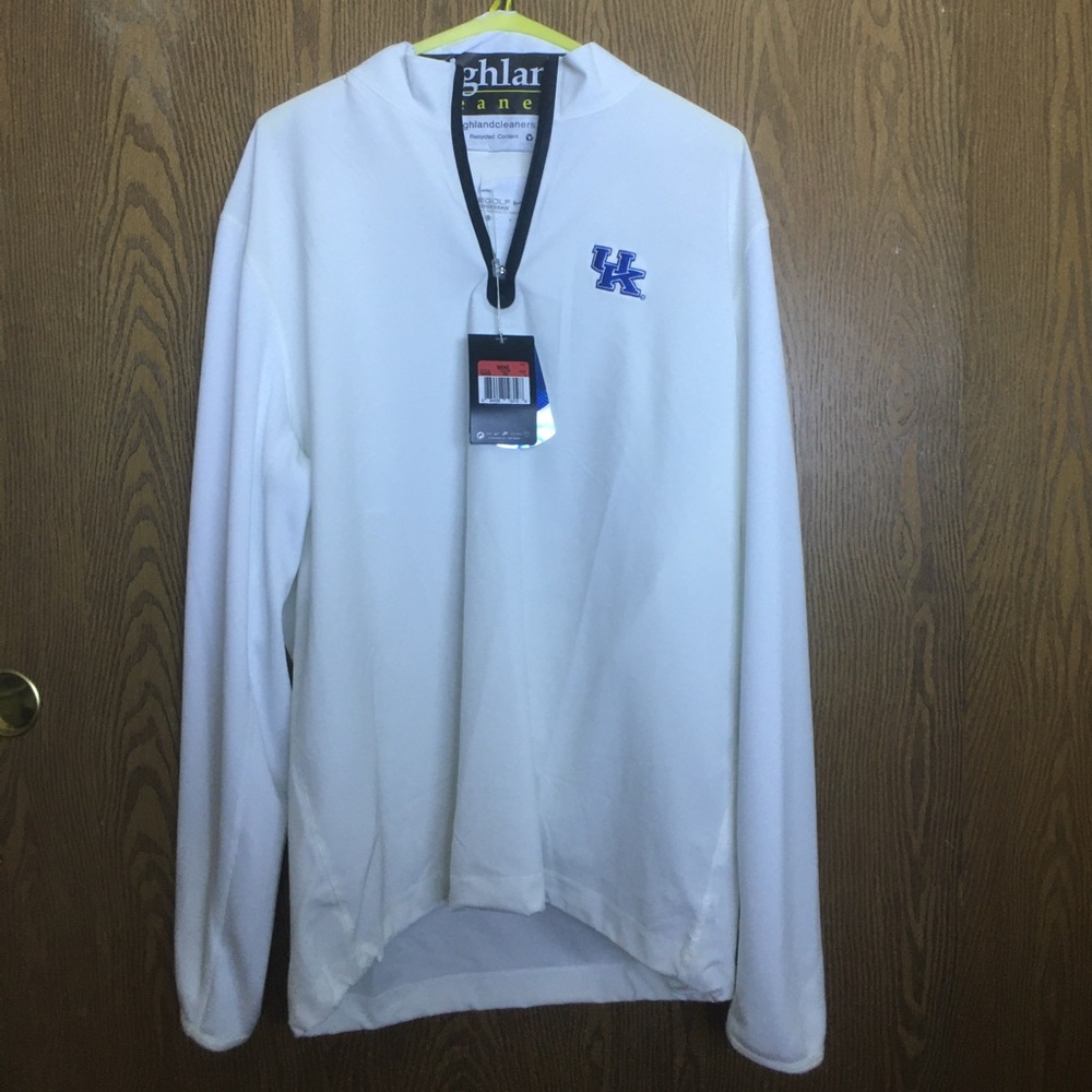 NWT Nike White Pullover University of Kentucky